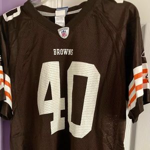 Reebok Youth Cleveland Browns Peyton Hillis #40 Jersey Size XL Good condition
